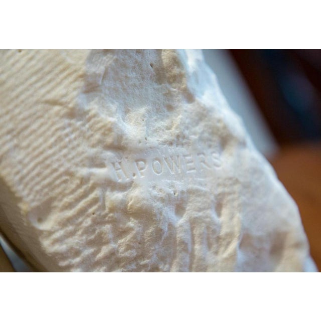 Hiram Powers, Nude The Dying Slave, 19th Century White Carrara Marble For Sale - Image 6 of 8