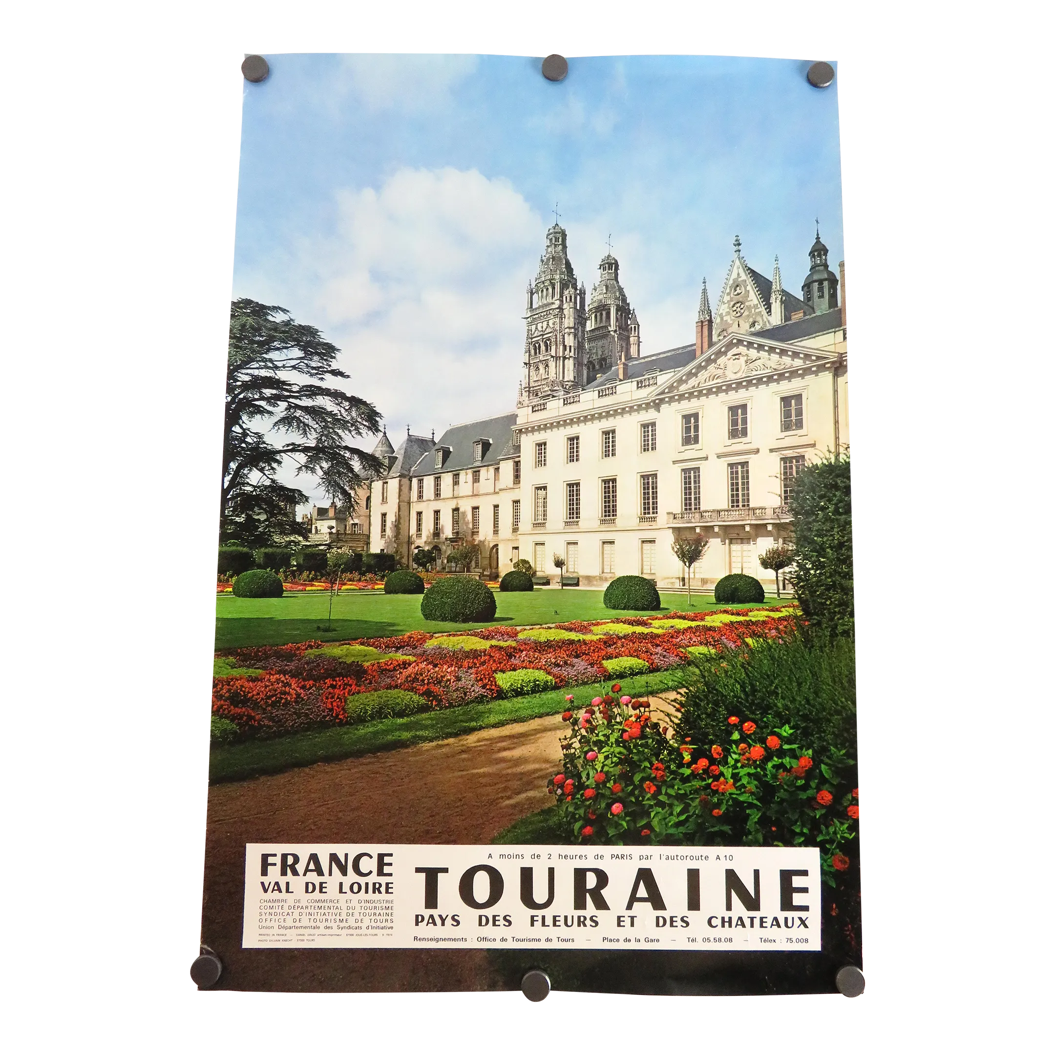 Poster Haute Loire - Le Puy 70x100cm, Reproduction Affiche Vintage, HQ