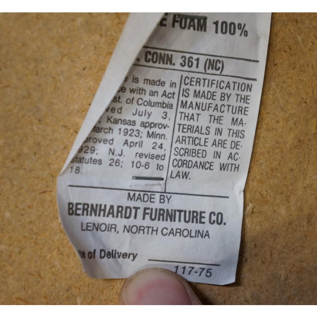 Bernhardt Furniture Contemporary Modern Cane Back Dining Arm Chair 275-521 For Sale - Image 10 of 11