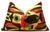 2020s Handmade Velvet Ikat Lumbar Pillow 16x24 | Multicolor Geometric For Sale - Image 5 of 7