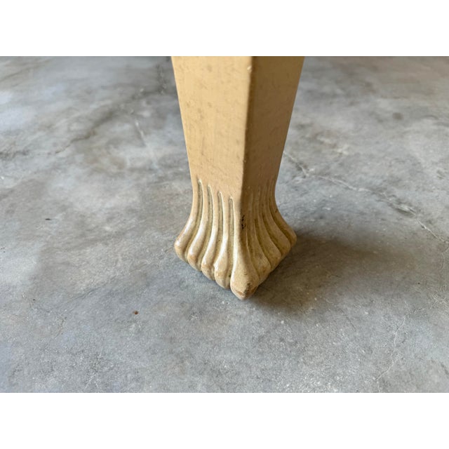 Vintage Neoclassical - Style Carved Greek Key Lion Design Coffee Table For Sale - Image 11 of 12