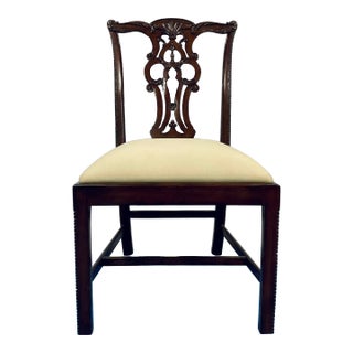 Maitland-Smith Mahogany Chippendale Customizable Dining Chair (Sets Available) For Sale