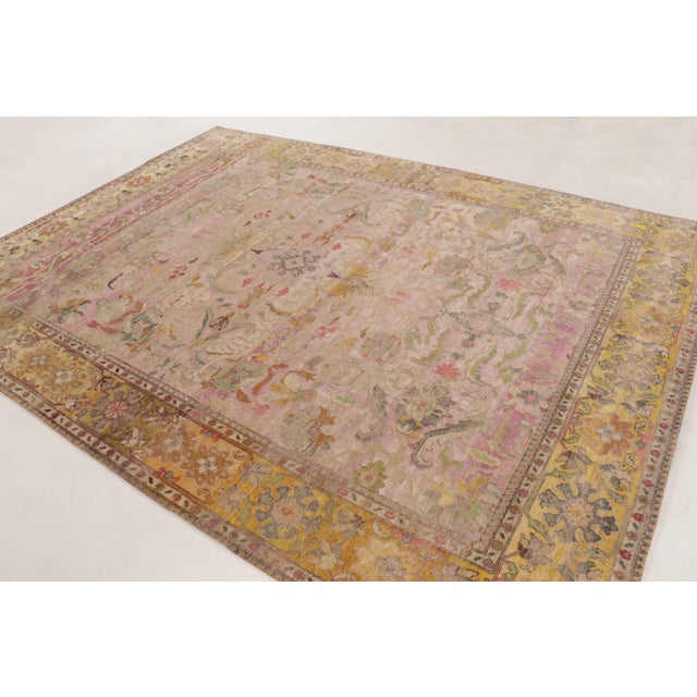 Hand-knotted in a luxurious blend of premium wool and natural silk, this 9x12 rug is a resplendent new addition to Rug &...