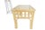 Pair of White Wash Pickle Finish Rattan Rectangle Glass Top End Side Tables MINT For Sale - Image 11 of 12