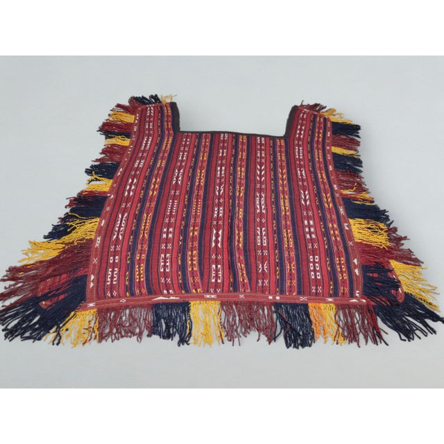 1920s Vintage Handwoven Kilim Horse Cover Blanket, 1920s For Sale - Image 5 of 13