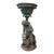 19th Century Neoclassical Style Bronze Garden Urn Featuring a Boy With a Goat For Sale