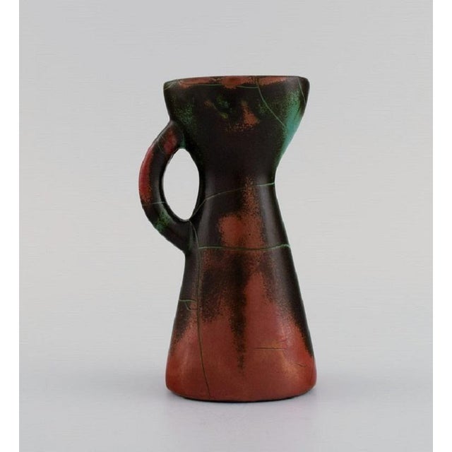 Glazed Stoneware Jug by Paul Dresler for Grotenburg, Germany, 1930s For Sale - Image 3 of 7
