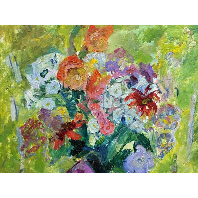 Impressionist 1980s Oil Painting Beautiful Mood Dovgalevskaya Vera Veniaminovna For Sale - Image 3 of 9