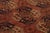 Rug & Kilim Antique Hooked German Tetex Rug in Terracotta With Gul Design - Rug & Kilim For Sale - Image 4 of 11