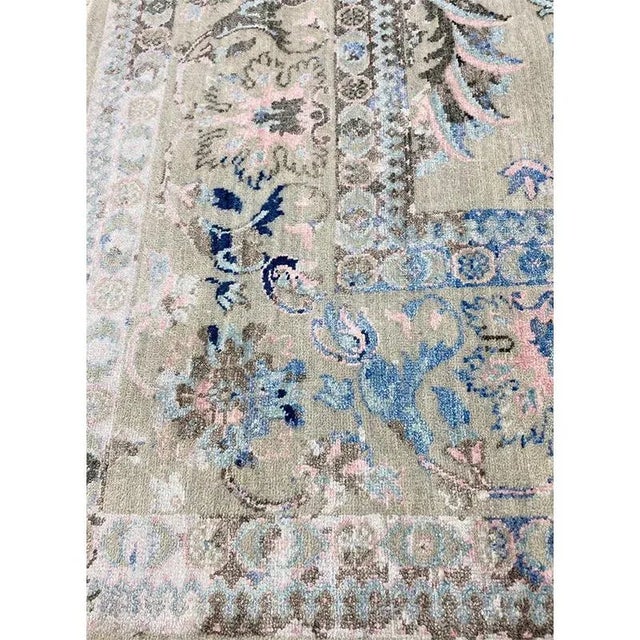Handwoven Ivory Transitional Style Area Rug 8'2" X 9'7" For Sale - Image 12 of 13