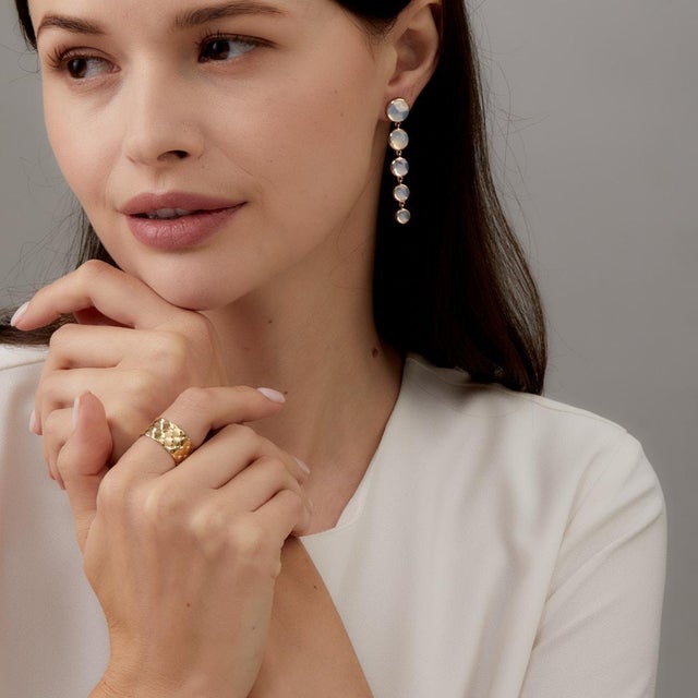 Contemporary Syna Yellow Gold Mogul Textured Ring For Sale - Image 3 of 5