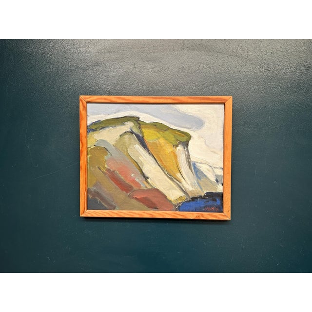 Stig Delang, Landscape, 1950s, Oil on Canvas, Framed For Sale - Image 18 of 18