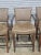 Late 20th Century Set of Four Hickory Chair Mahogany Alligator Pattern Leather Counter Stools For Sale In Cleveland - Image 6 of 11