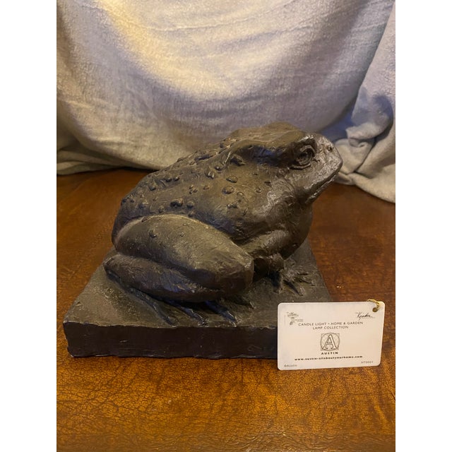 Austin Productions Vintage Sculptural Toad Statuette by Austin Productions For Sale - Image 4 of 6