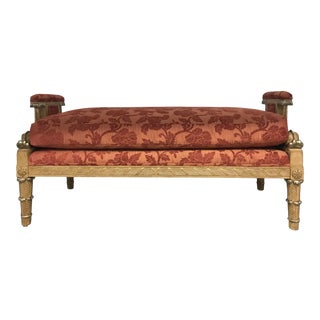 Marge Carson Red Bench For Sale