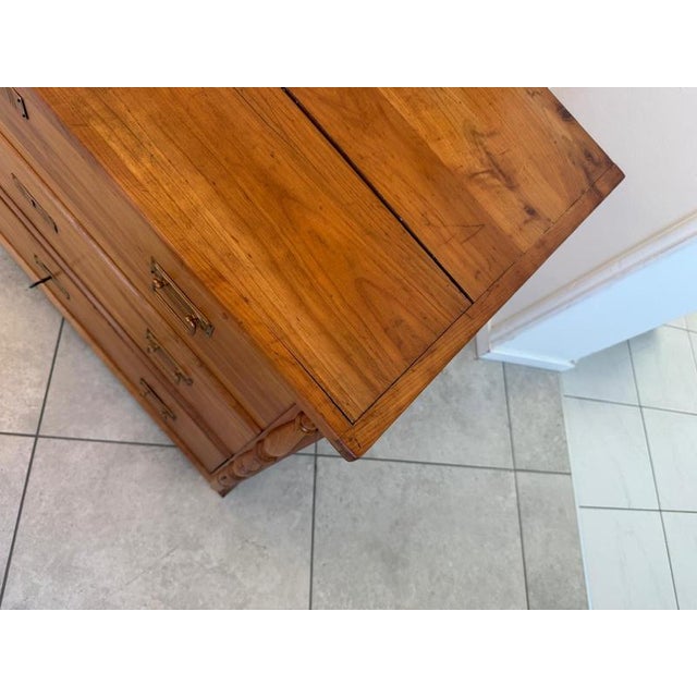 Farmhouse Chest in Cherry Wood For Sale - Image 5 of 15