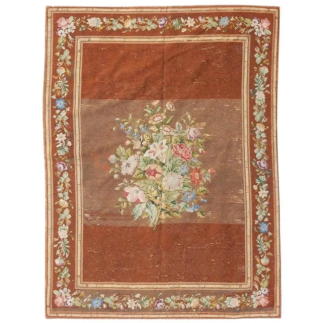 Antique French Needlepoint Tapestry, 1890s For Sale - Image 12 of 12