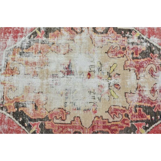 Oushak Anatolian Runner Rug For Sale - Image 4 of 10
