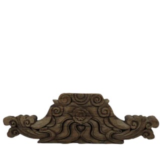 Antique Chinese Hand Carved Wood Architectural Ornament For Sale