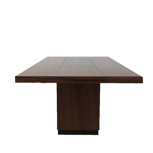 Wood Vintage Wooden Table with Copper Plate For Sale - Image 7 of 9