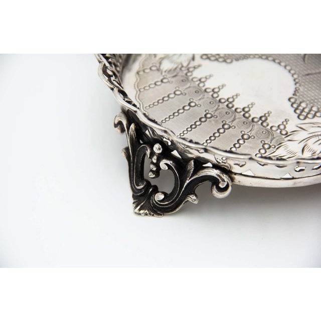 Ticket Counter in Embossed Silver, in Very Good conditions. Designed 1890 to 1919 This piece has an attribution mark, I am...