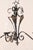 Mid 20th Century Vintage French 5-Light Iron Chandelier For Sale - Image 5 of 6
