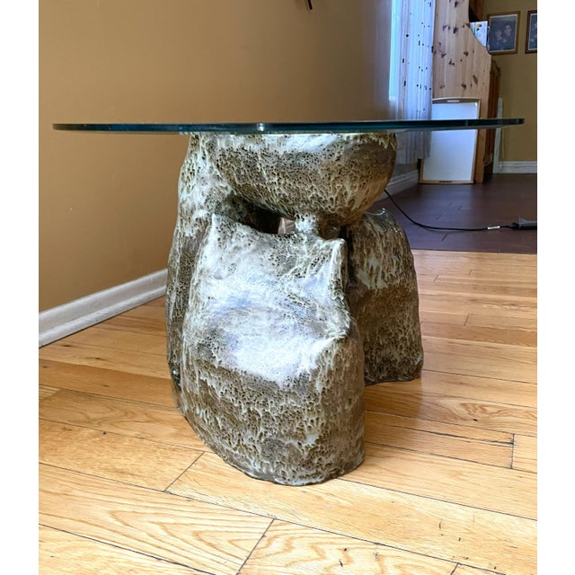 This piece was coil built by Hehn Dimand using B-Mix w/ Grog to create the form. The glaze combination consists of Oil...