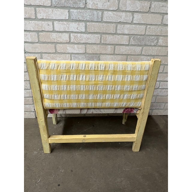 Just in time for Springtime! This Vintage Child’s Bench made by the Company Barn Dandy’s Circa 2000.. It has a yellow...