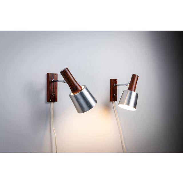 1960s Silva Wall Lamps from Lyfa, 1960s, Set of 2 For Sale - Image 5 of 14