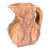 Vintage Signed Sculptural Studio Pottery Pitcher For Sale