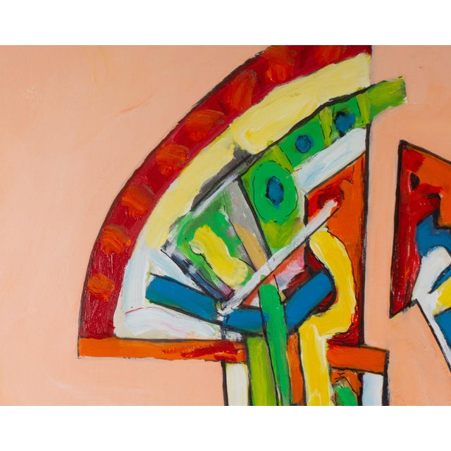 Early 21st Century “What’s on Your Mind?” Abstract Mixed Media Painting by James L. Bruch For Sale - Image 5 of 10