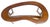 Oiled Walnut Boomerang Kidney Shape Glass Top Stretcher Base Coffee Table Mint! For Sale - Image 6 of 15