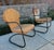 Metal 1940s Shellback Metal Patio Chairs - Set of 2 For Sale - Image 7 of 12