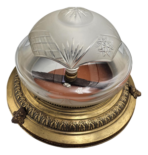 Brass Ceiling Lamp, 1890s