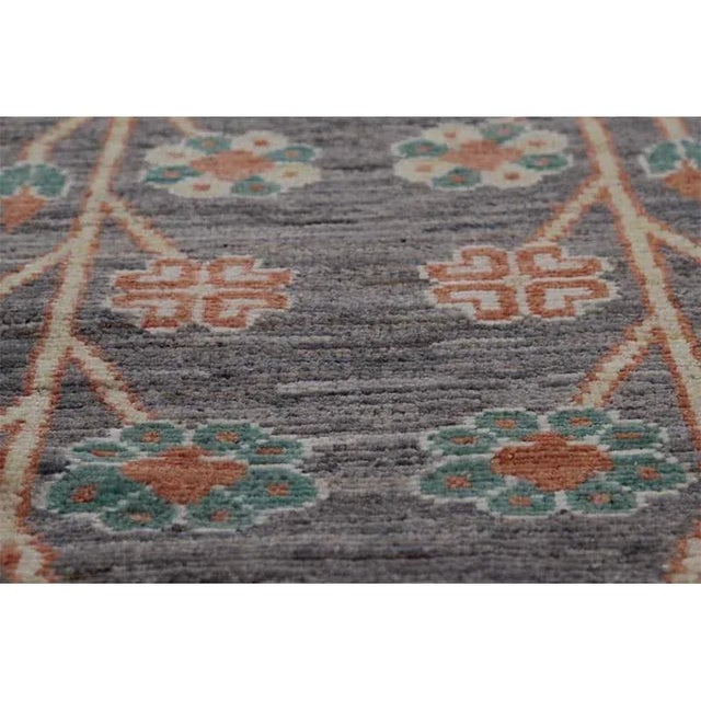 Textile Handwoven Persian Sultanabad Area Rug 12’11” X 19’5″ For Sale - Image 7 of 13