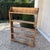 Vintage Rustic Pine Shallow Bookcase With Scalloped Detail For Sale - Image 11 of 12