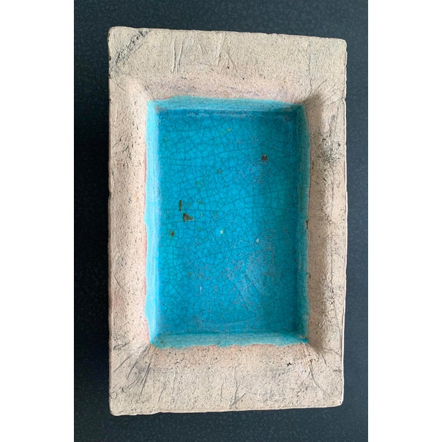 Glen Lukens "Plate" Usa 1940s Partially Glazed Earthenware For Sale In Palm Springs - Image 6 of 6