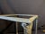 Steel Side Table With Monkey Motif, Marble Top For Sale - Image 4 of 8