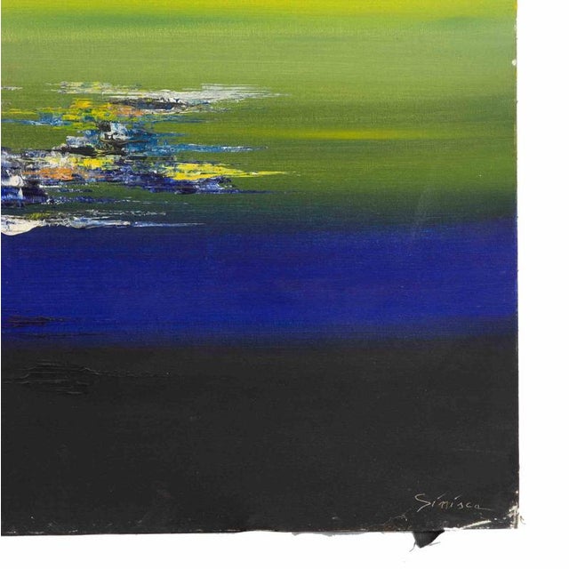 Mario Sinisca, Dawn, 1980s, Mixed Media For Sale - Image 4 of 5