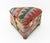 George Smith Style Kilim Upholstered Footstool For Sale In New York - Image 6 of 9