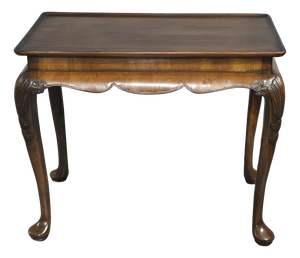 Tray Topped Walnut Coffee Table, 1920s