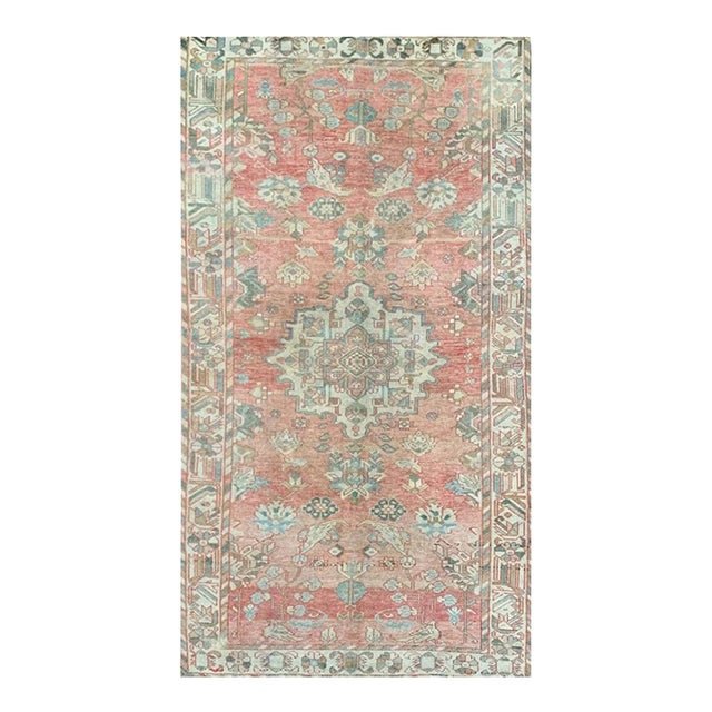 1960s Vintage Old Persian Bakhtiari Area Rug 5x10 For Sale