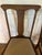 Early 20th Century Pair of Antique Oak Dining Chairs With New Neutral Upholstery For Sale - Image 5 of 8