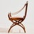Rustic Walnut Armchair with Bamboo-Like Design, 1960s For Sale - Image 3 of 15