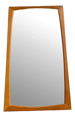 Danish Modern Oak Wall Mirror by Aksel Kjersgaard, 1960s