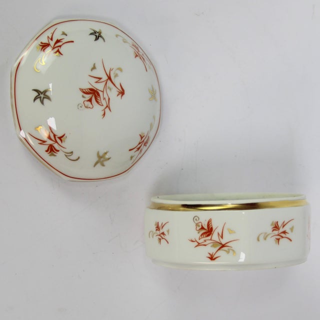 Art Deco Porcelain Box, Bavaria, 1930s For Sale - Image 4 of 6