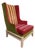 Custom Baker Cradle Wing Lounge Chair Laura Kirar Collection For Sale