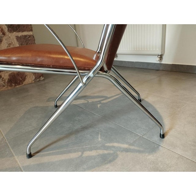 Folding Chair with System by André Monpoix For Sale - Image 10 of 18