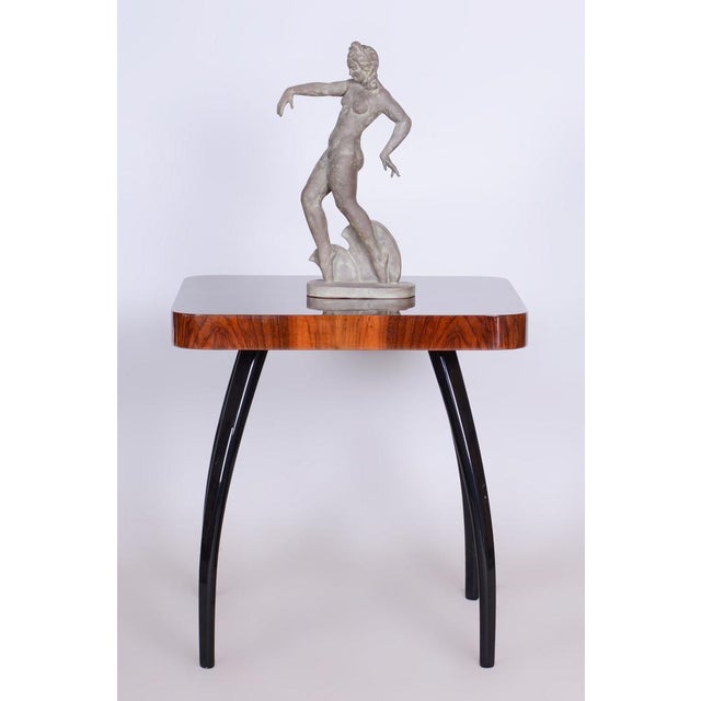 Brown Art Deco Ceramic Figural Sculpture, Czech, 1920s For Sale - Image 8 of 9