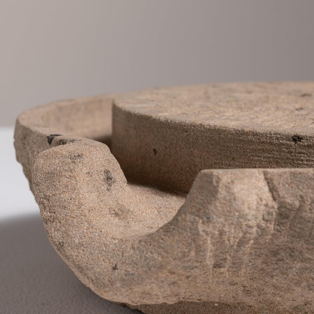 19th Century Tan Sandstone Pedestal For Sale - Image 13 of 15